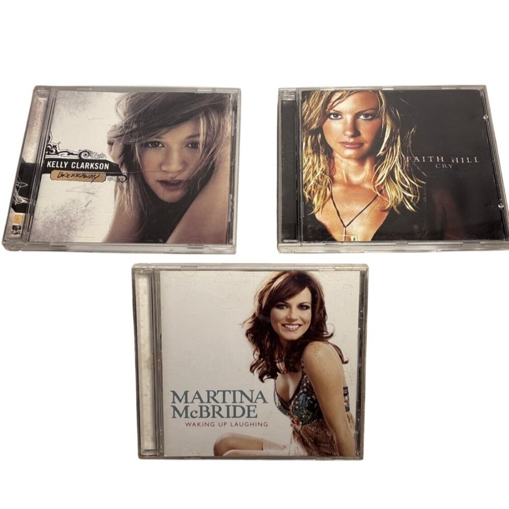 Country CD Lot Martina McBride Kelly Clarkson Faith Hill Music